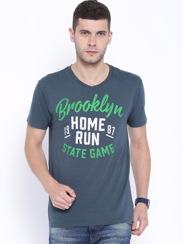 Fox Navy Printed T-shirt Fox Navy Printed T-shirt