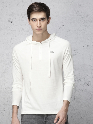 hooded t shirt myntra