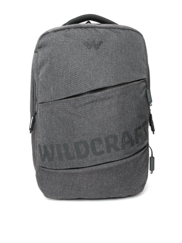 wildcraft unisex black solid backpack