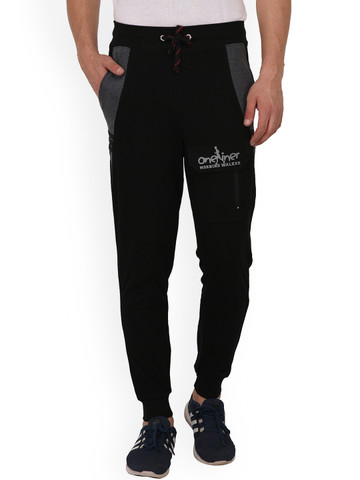 Oneliner Men Black Slim Fit Joggers