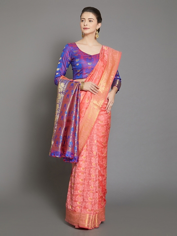 Stripe Printed Saree Traditional - Buy Stripe Printed Saree Traditional  online in India