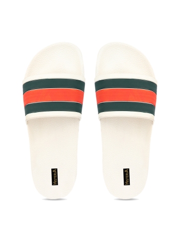 Mens white gucci slides deals