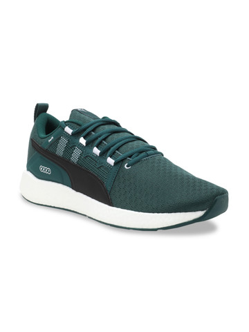 Puma Men Green Mesh Running Shoes