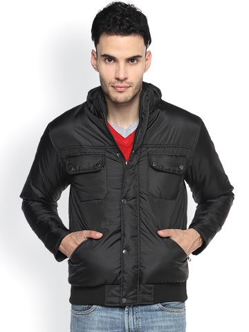 Campus sutra hot sale black jacket