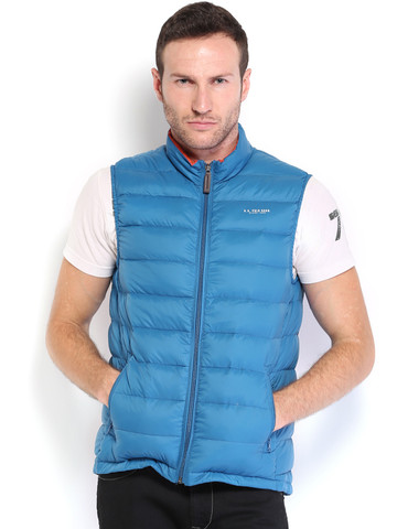 Buy U.S. Polo Assn. Men Blue Sleeveless 