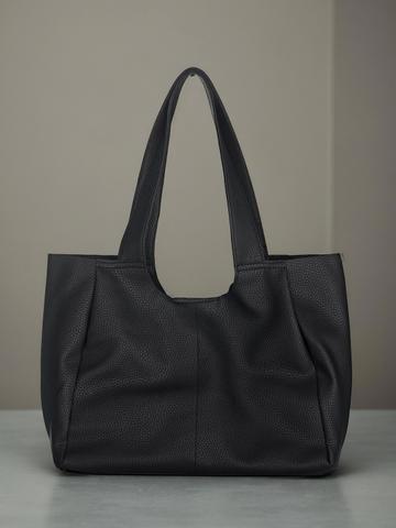Toteteca PU Shopper Shoulder Bag with Cut Work