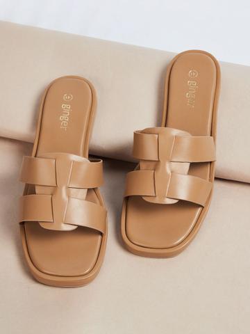 Ginger by Lifestyle Women Open Toe Flats