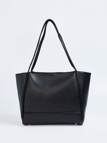 max PU Structured Hobo Bag with Tasselled