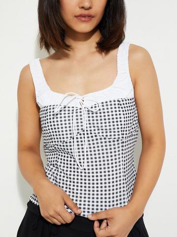 max URB_N Women Checked Top
