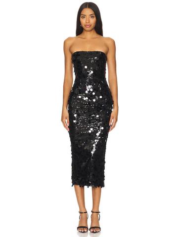 MIAKEE Embellished Sheath Midi Dress