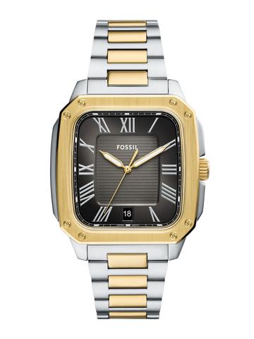 Fossil Men Two Tone Dial & Stainless Steel Straps Analogue Watch