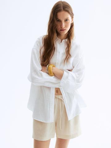 H&M Linen Drawstring Shorts