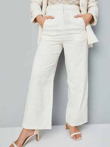 max Women High-Rise Formal Trousers
