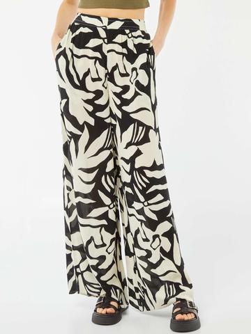 KIABI Women Printed Urban - C High-Rise Trousers