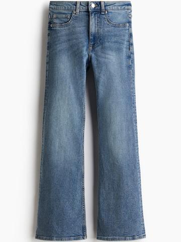 H&M Women Flared High Light Fade Jeans