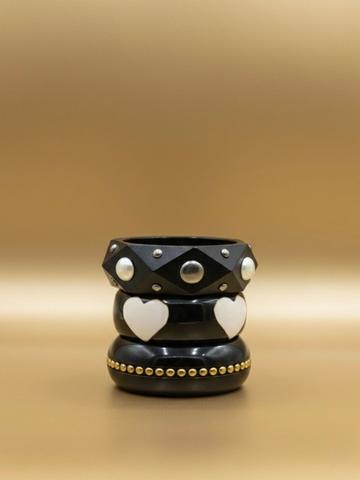 TAG 7 Set Of 3 Stone Studded Bangle