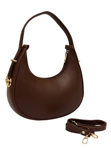 BANDICOOT PU Half Moon Hobo Bag