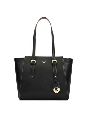 Da Milano Textured Leather Structured Tote Bag