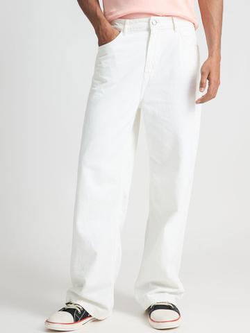 Xee Men Cotton Mid-Rise Baggy Jeans