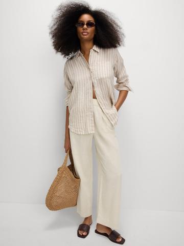Marks & Spencer Women High-Rise Culottes Relaxed Fit Trousers