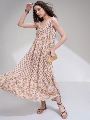 Vishudh Women Printed Maxi Dress