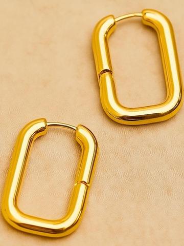 Bauble Cluster Gold-Plated Stainless Steel Earrings