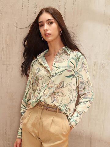 U.S. Polo Assn. Women Regular Fit Floral Printed Casual Shirt