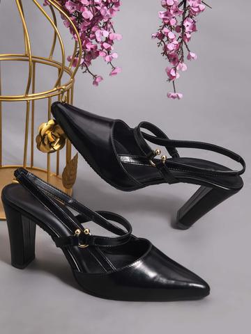 Froh Feet Women Block Heel Mules