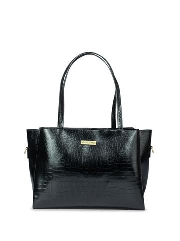 Horse and Hash Animal Textured PU Tote Bag