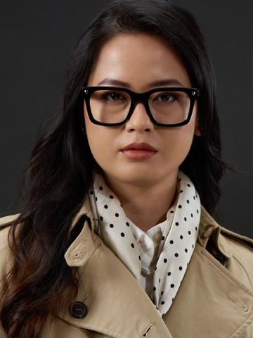 Shisen Fox Ukiyo Dark Havana Unisex Full Rim Square Frames