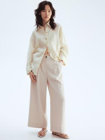 H&M Wide Ankle-Length Trousers