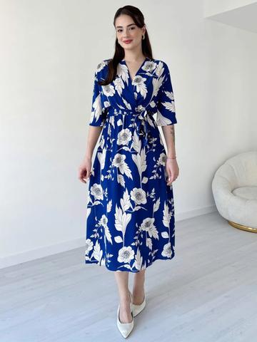 MANOJAVA Women Floral Printed Fit & Flare Midi Dress
