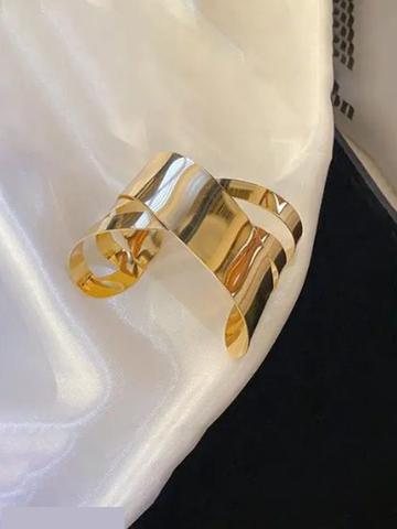 SZN Women Gold-Plated Cuff Bracelet