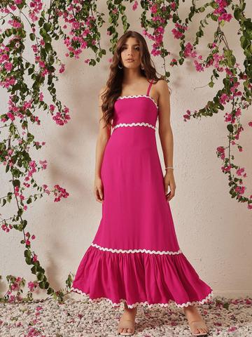 all about you Ruffled Maxi Dress