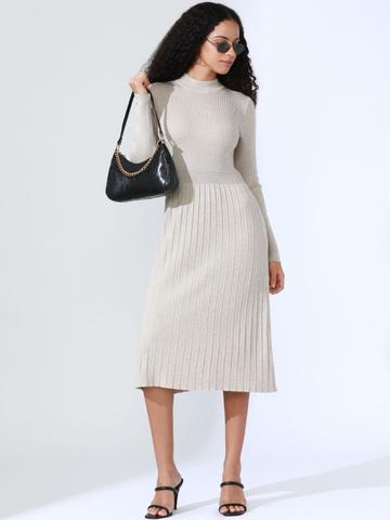 SHOWOFFFF Fit & Flare Midi Dress
