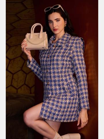 Kazo Textured Structured Sling Bag