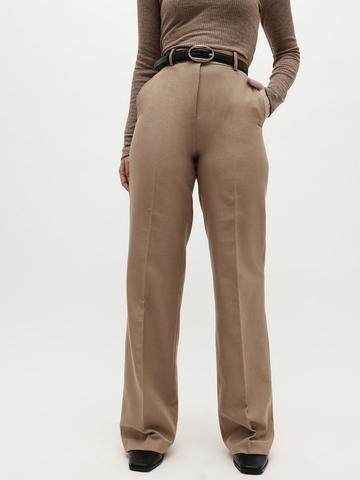 MANGO Women Mid-Rise Straight Fit Trousers