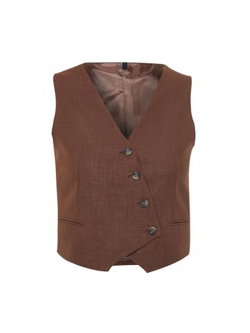 Trendyol Pure Cotton Front Overlap Waistcoat