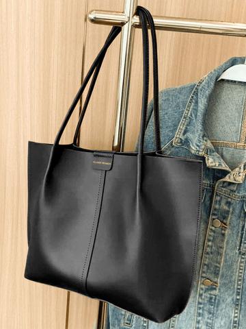 CLASSY WOMEN PU Shopper Tote Bag