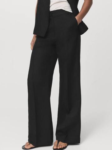 MANGO Women Mid-Rise Regular Fit Trousers
