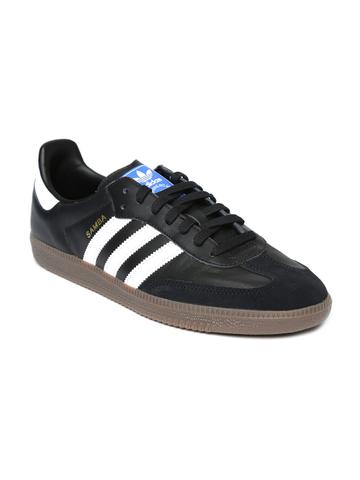 ADIDAS Originals Men Black Samba Og Leather Sneakers