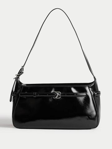 Marks & Spencer Buckle Baguette Bag