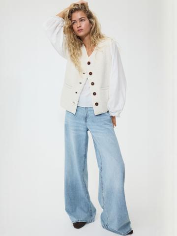 H&M Wide Regular Jeans