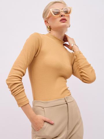 SASSAFRAS Women Ribbed Fitted Top