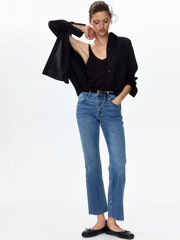H&M Flared Regular Waist Ankle Jeans