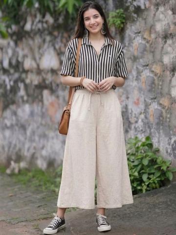 Anouk Print Shirt Style Top