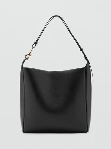 MANGO Women Bucket Bag With Clasp
