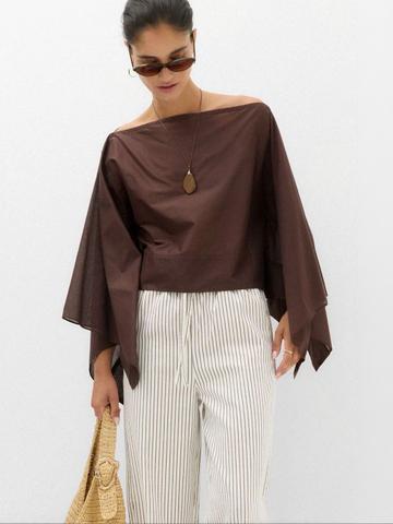 Marks & Spencer Pure Cotton Sheer Cape Top