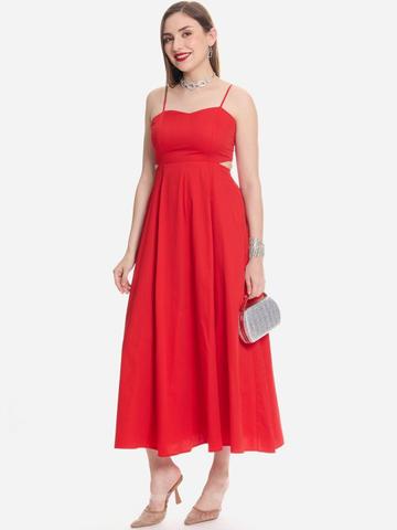 Virgio Fit & Flare Maxi Dress