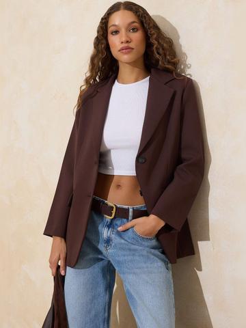 Trendyol Notched Lapel Collared Single Breasted Blazer